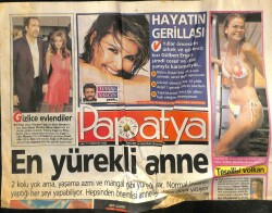 Takvim Gazetesi Papatya Eki 13 Ağustos 2002 - Hayatın Gerillası Gülben Ergen GZ100488 - 1