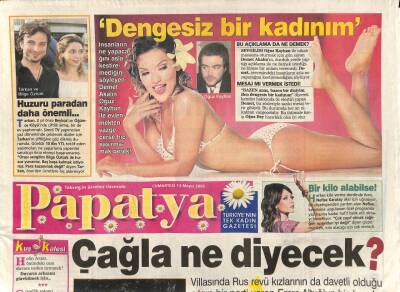 Takvim Gazetesi Papatya Eki 13 Mayıs 2006 - Müslüm Gürses , Albüm Çıkartmaya Karar Verdiği Takdirde Hande Subaşıya Yardımcı Olma Sözü Verdi GZ80162 - 1