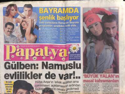 Takvim Gazetesi Papatya Eki 17 Ekim 2005 - Büyük Yalanın Masal Kahramanları Emrah-Sinem Öztufan GZ119517 - 1