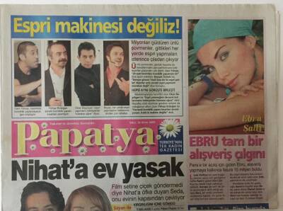Takvim Gazetesi Papatya Eki 18 Ekim 2005 - Seda Sayan Büyük Aşkı Nihat Doğan İle Arasına Kara Kedi Girdi GZ26116 - 1