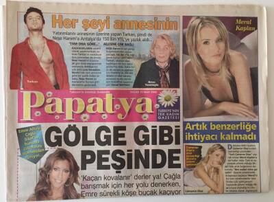 Takvim Gazetesi Papatya Eki 19 Mart 2006 - Emre Altuğ Çağla Şikelin Barışma Çabalarını Görmezden Geliyor GZ18825 - 1
