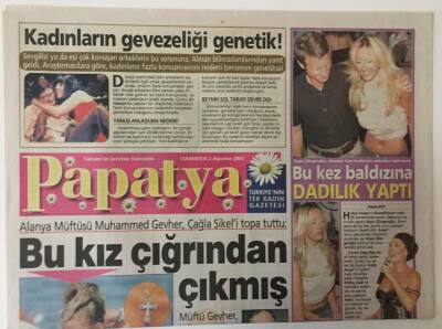 Takvim Gazetesi Papatya Eki 2 Ağustos 2003 - Kadınların Gevezeliği Genetik GZ13599 - 2