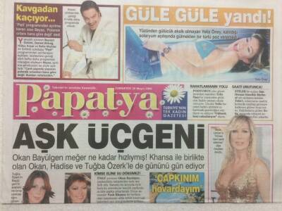Takvim Gazetesi Papatya Eki 20 Mayıs 2006 - Aşk Üçgeni GZ47951 - 1