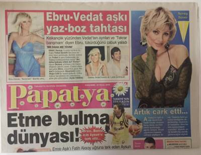 Takvim Gazetesi Papatya Eki 20 Nisan 2006 - Tuba Ünsal Hayatımda Sadece İş Var , Beyaza Aferin GZ20076 - 1