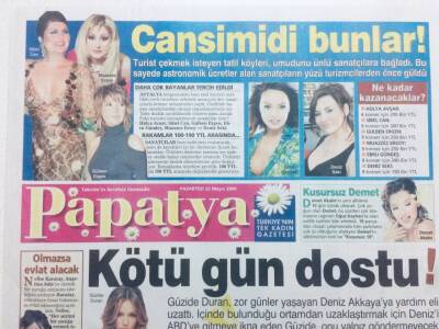 Takvim Gazetesi Papatya Eki 22 Mayıs 2006 - Kötü Gün Dostu, Kusursuz Demet, Hadise Rol Arkadaşı Olarak Sadece Özcanı İstiyor GZ41247 - 1