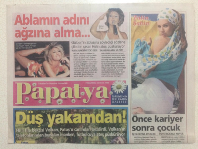 Takvim Gazetesi Papatya Eki 24 Ekim 2005 - FBli File Bekçisi Volkan Fatoşu Canından Bezdirdi GZ24278 - 1