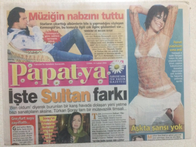 Takvim Gazetesi Papatya Eki 24 Şubat 2006 - İşte Türkan Şoray Farkı,Mahsun Kırmızıgül Müziğin Nabzını Tuttu GZ24272 - 1