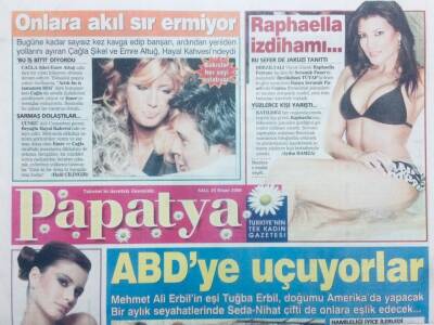 Takvim Gazetesi Papatya Eki 25 Nisan 2006 - Raphaella İzdihamı, Serayın Sevinci, Candan Konser GZ41246 - 1