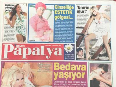 Takvim Gazetesi Papatya Eki 27 Temmuz 2006 - Banu Alkan Bedava Yaşıyor GZ30885 - 1