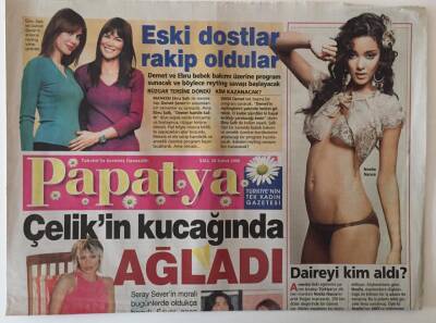 Takvim Gazetesi Papatya Eki 28 Şubat 2006 - Seray Sever Çelikin Kucağında Ağladı GZ18823 - 1