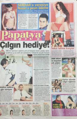 Takvim Gazetesi Papatya Eki 29 Aralık 2005 Naomi Campell Yılbaşında Kenyada GZ30755 - 1