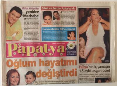 Takvim Gazetesi Papatya Eki 29 Nisan 2005 - Ebru Şallı Oğlum Hayatımı Değiştirdi GZ18826 - 1
