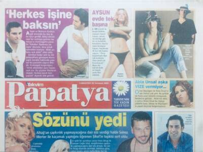 Takvim Gazetesi Papatya Eki 29 Temmuz 2006 - Abla Ünsal Aşka Vize Vermiyor, Herkes İşine Baksın, Sözünü Yedi GZ42301 - 1