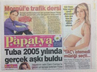 Takvim Gazetesi Papatya Eki 31 Aralık 2005 - Yılmaz Morgüle Trafik Dersi GZ24286 - 1