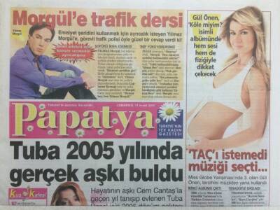 Takvim Gazetesi Papatya Eki 31 Aralık 2005 - Yılmaz Morgüle Trafik Dersi GZ34336 - 1