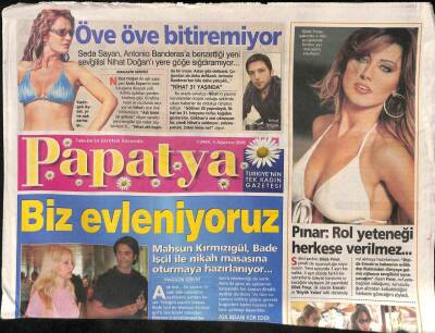 Takvim Gazetesi Papatya Eki 5 Ağustos 2005 - Mahsun Kırmızıgül , Bade İşçil İle Nikah Masasına Oturmaya Hazırlanıyor... GZ92517 - 1