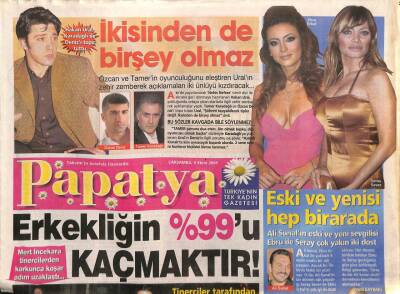 Takvim Gazetesi Papatya Eki 5 Ekim 2005 - Aydan Şenere 2006da Nikah Görünüyor GZ96865 - 1