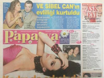 Takvim Gazetesi Papatya Eki 6 Şubat 2006 - Ve Sibel Canın Evliliği Kurtuldu GZ35375 - 1