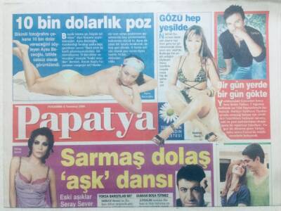 Takvim Gazetesi Papatya Eki 6 Temmuz 2006 - Sarmaş Dolaş Aşk Dansı, 10 Bin Dolarlık Poz,Tarkan Bir Gün Yerde Bir Gün Gökte GZ42302 - 1