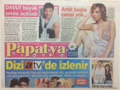 Takvim Gazetesi Papatya Eki 7 Eylül 2005 - Davut Güloğlu Büyük Sırrını Açıkladı GZ34168 - 1