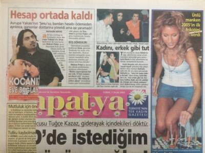 Takvim Gazetesi Papatya Eki 7 Ocak 2005 - Türkan Şorayı Ter Bastı GZ35373 - 1