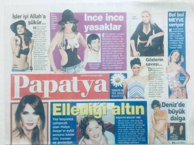 Takvim Gazetesi Papatya Eki 9 Temmuz 2006 - Hülya Avşarın Ellediği Altın, Denizde Büyük Dalga, Sese Acı Biber Dopingi GZ42303 - 1