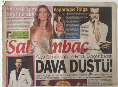 Takvim Gazetesi Saklambaç Eki 12 Aralık 2006 - Kaya Çilingiroğlu İle Petek Dinçöz Barıştı Dava Düştü GZ28392 - 1