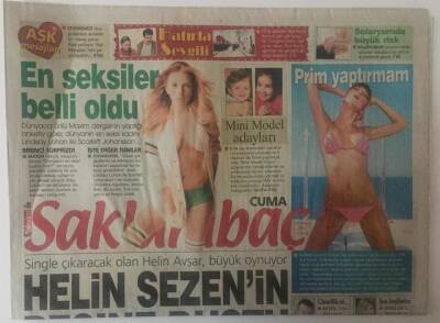 Takvim Gazetesi Saklambaç Eki 18 Mayıs 2007 - Single Çıkaracak Olan Helin Avşar Sezen Aksunun Peşinde GZ26118 - 1