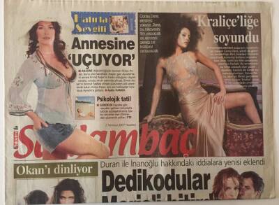 Takvim Gazetesi Saklambaç Eki 2 Temmuz 2007 - Cansu Dere Senaryo Yazıyor Kraliçeliğe Soyunuyor GZ28542 - 1