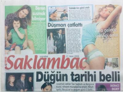 Takvim Gazetesi Saklambaç Eki 21 Nisan 2008 - Podyumların Ana Kraliçesi, Düşman Çatlattı GZ43202 - 2