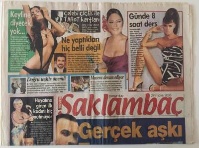 Takvim Gazetesi Saklambaç Eki 29 Mayıs 2008 - Tarkan Gerçek Aşk Zarema , Ebru Gündeş OsmanTan Erkır Ne Yaptıkları Hiç Belli Değil GZ28236 - 1