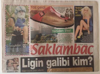 Takvim Gazetesi Saklambaç Eki 3 Mayıs 2008 - Ligin Galibi Kim Olacak ? Fenerbahçe Mi Galatasaray Mı , Beşiktaş Mı Sivas Spor Mu ... GZ22686 - 1