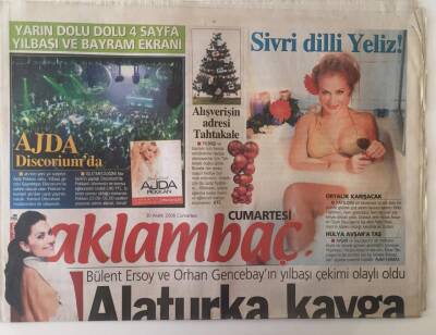 Takvim Gazetesi Saklambaç Eki 30 Aralık 2006 - Bülent Ersoy Ve Orhan Gencebayın Yılbaşı Çekimi Olaylı Oldu GZ28388 - 1