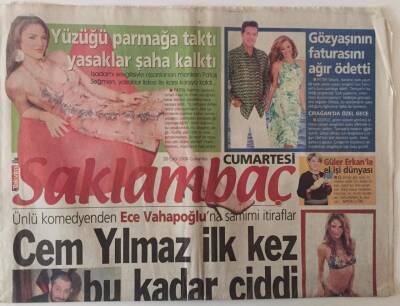 Takvim Gazetesi Saklambaç Eki 30 Eylül 2006 - Cem Yılmaz İle Röportaj , Kenan Işık Röportajı GZ28237 - 1
