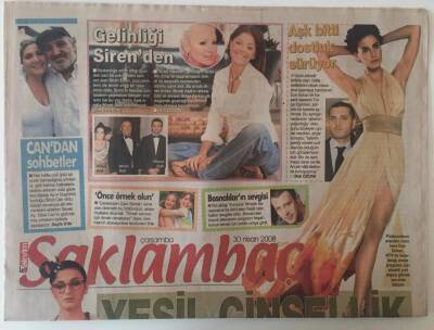 Takvim Gazetesi Saklambaç Eki 30 Nisan 2008 - Sibel Candan Anılar GZ22685 - 1