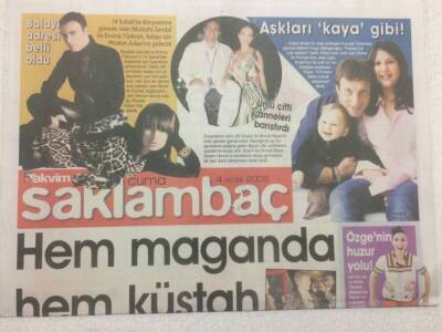 Takvim Gazetesi Saklambaç Eki 4 Ocak 2008 - Teoman Hem Maganda Hem Küstah GZ47717 - 1