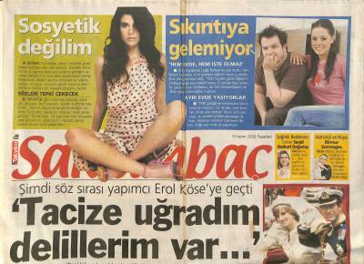 Takvim Gazetesi Saklambaç Eki 6 Kasım 2006 - Azra Akın , Tacını Devrettikten Sonra Kendine Olan İlginin Azaldığını Söyledi GZ125871 - 1