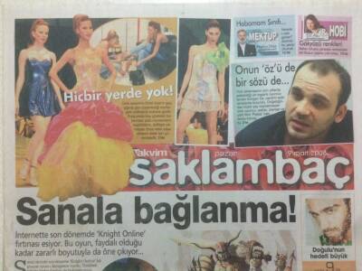 Takvim Gazetesi Saklambaç Eki 9 Mart 2008 - Sanala Bağlanma! GZ50673 - 1
