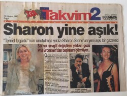Takvim Gazetesi Takvim 2 Eki - 15 Ağustos 1997 - Temel İç Güdünün Sharonu Yine Aşık - GZ43616 - 1
