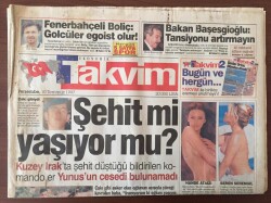 Takvim Gazetesi Takvim2 Eki İle 10 Temmuz 1997 - Çiller Ailesi Zorda GZ10258 - 2
