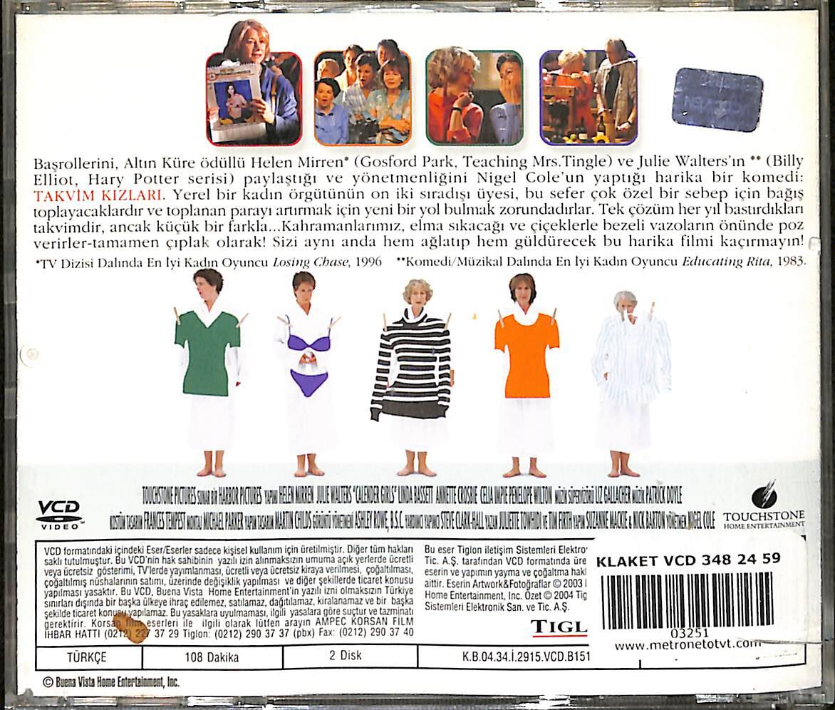 Takvim Kızları Orijinal VCD Film VCD29110 - 2