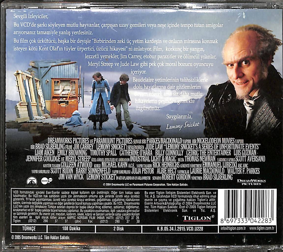Talihsiz Serüvenler Dizisi Orijinal VCD Film VCD29182 - 2