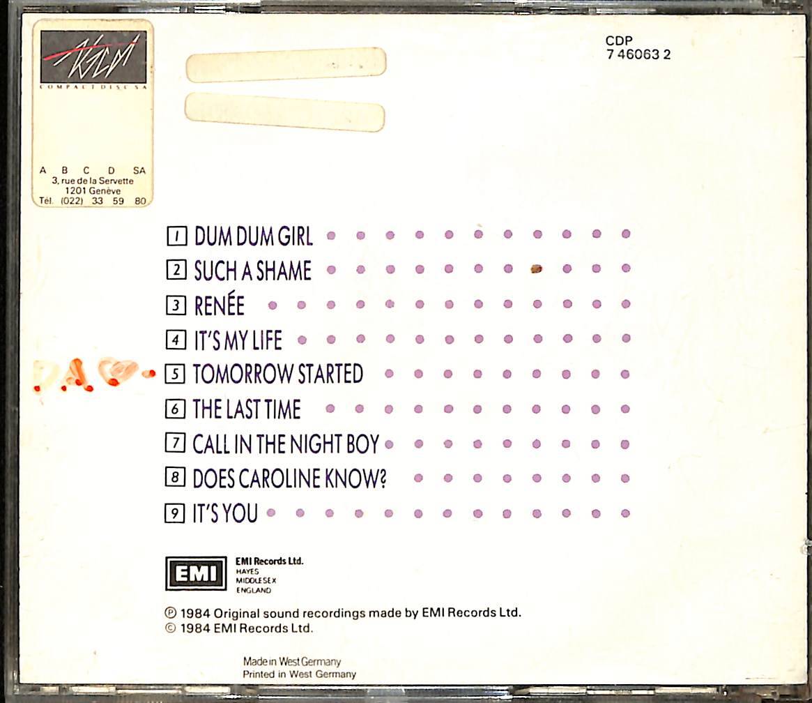 Talk Talk - It's My Life (İkinci El) CD5162 - 2