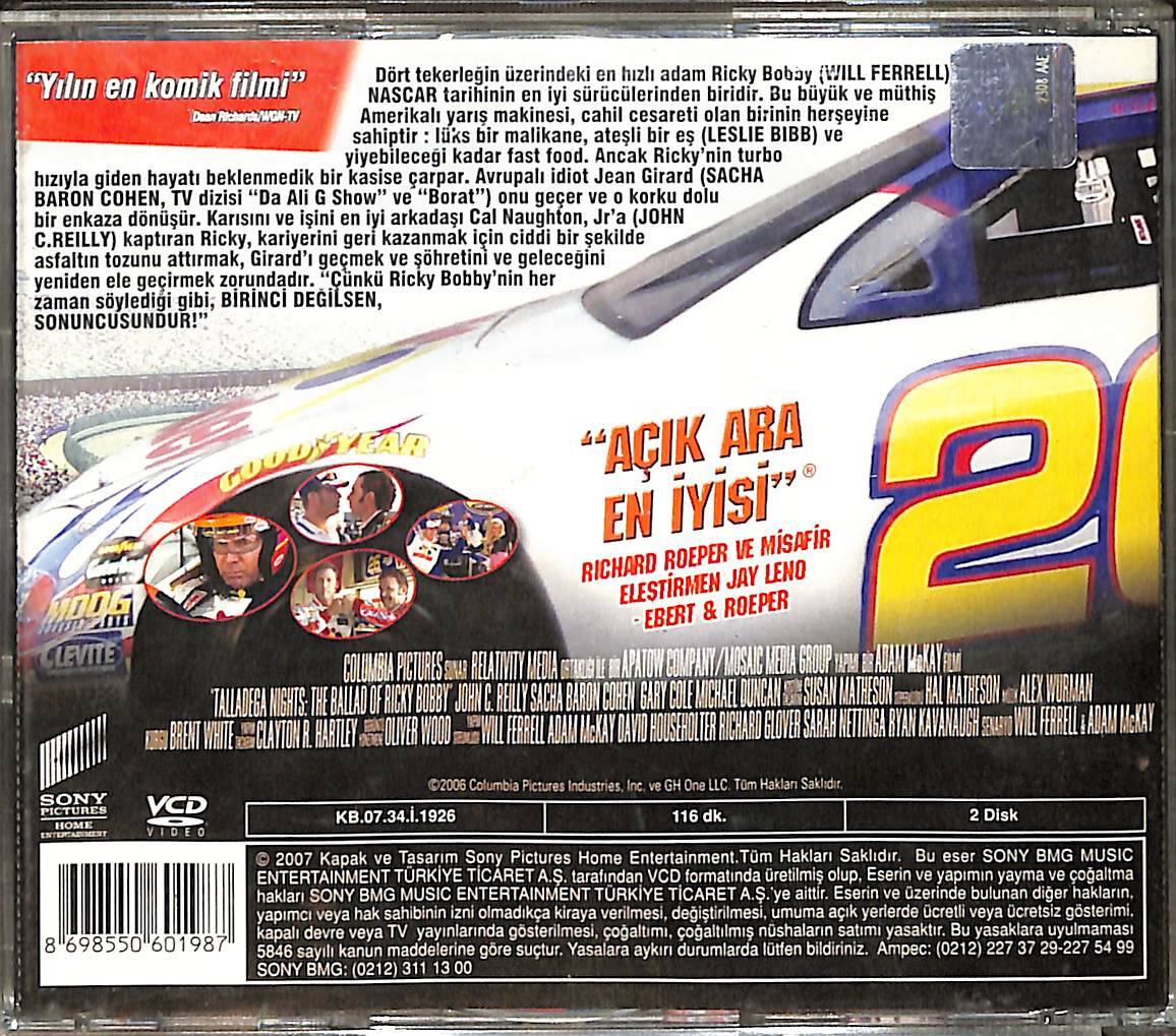 Talladega Geceleri Orijinal VCD Film VCD28619 - 2