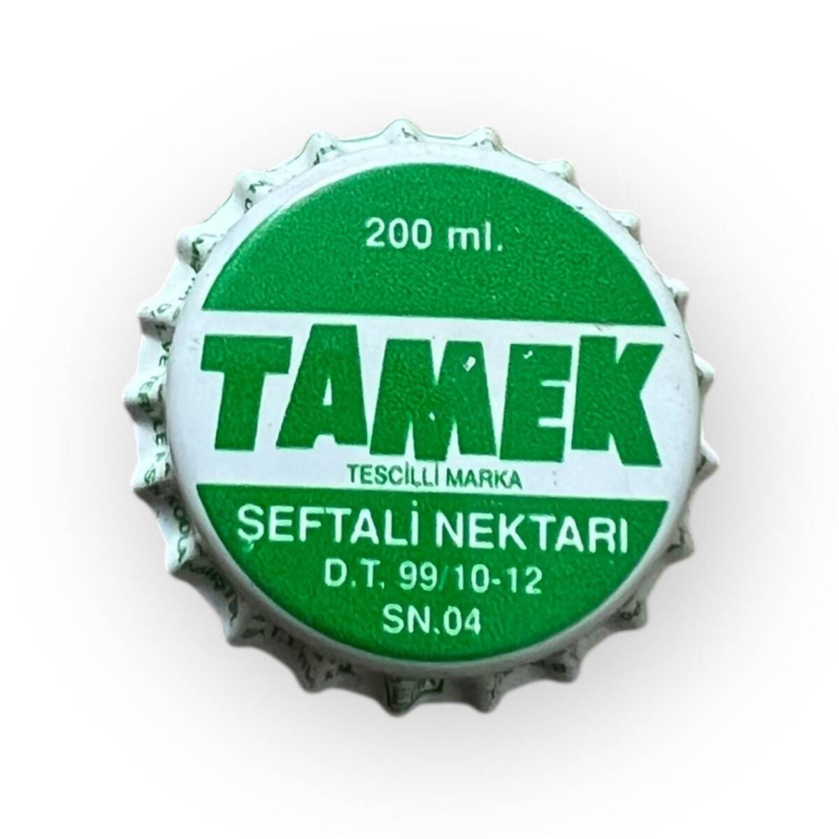 Tamek Şeftali Nektarı 1999 Gazoz Kapağı CMK6-1582 - 1