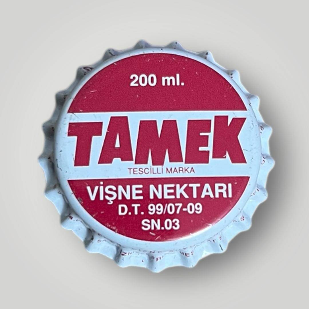 TAMEK Vişne Nektarı Basılmamış Gazoz Kapağı CMK1-1178 - 1