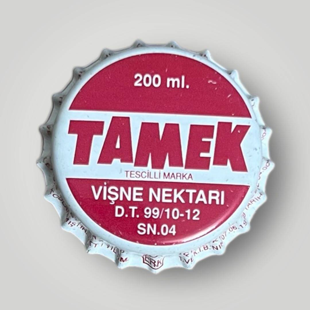 TAMEK Vişne Nektarı Basılmamış Gazoz Kapağı CMK1-1175 - 3