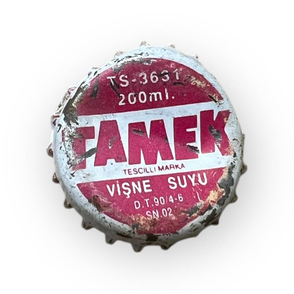 Tamek Vişne Suyu 1990 Gazoz Kapağı CMK1616 - 1