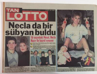 Tan 2 Gazetesi 6 Mart 1987 - 16 Yaşındaki Mesut, Necla Nazır İle Başrol Oynuyor GZ18433 - 1