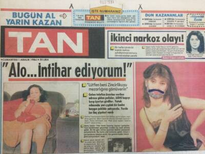 Tan Gazetesi 1 Aralık 1984 - Alo..İntihar Ediyorum GZ34319 - 1